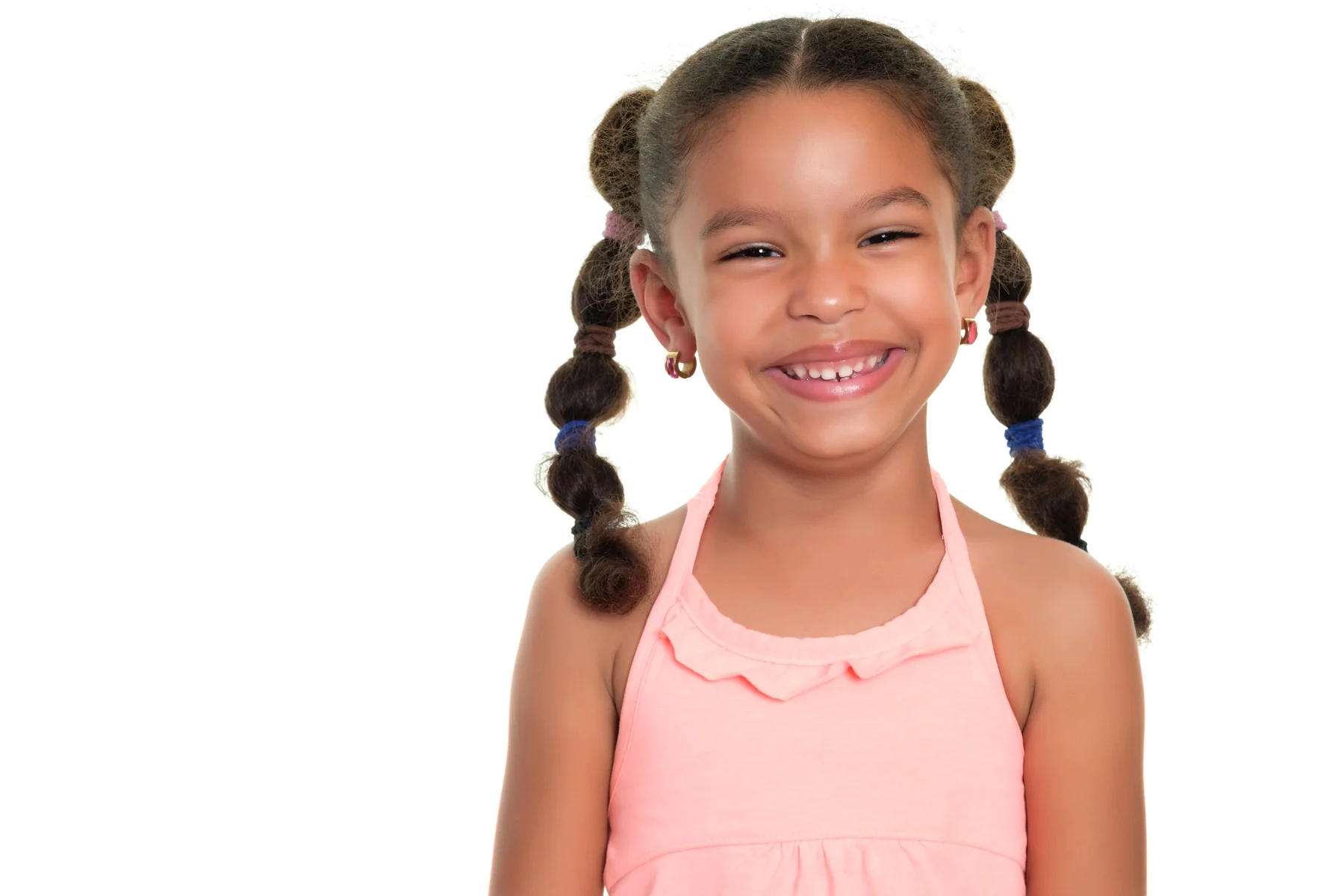 A smiling child for Bad Breath.